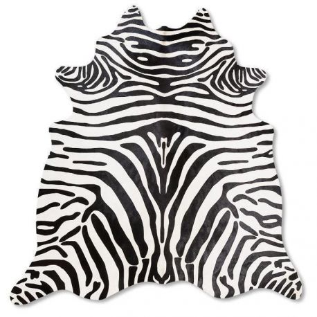 Pele em formato natural - Zebra